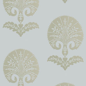 Schumacher Wallpaper Ottoman Flower Heliotrope 5005082
