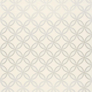 Schumacher Wallpaper Spherica Silver 5005131