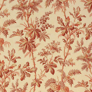 Schumacher Fabric Brantwood Vine Currant 174112