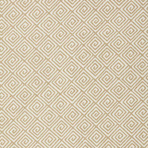 Schumacher Fabric Greek Key Sand 174500