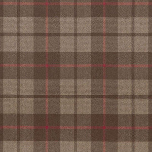 Schumacher Fabric Montana Wool Plaid Java 66662