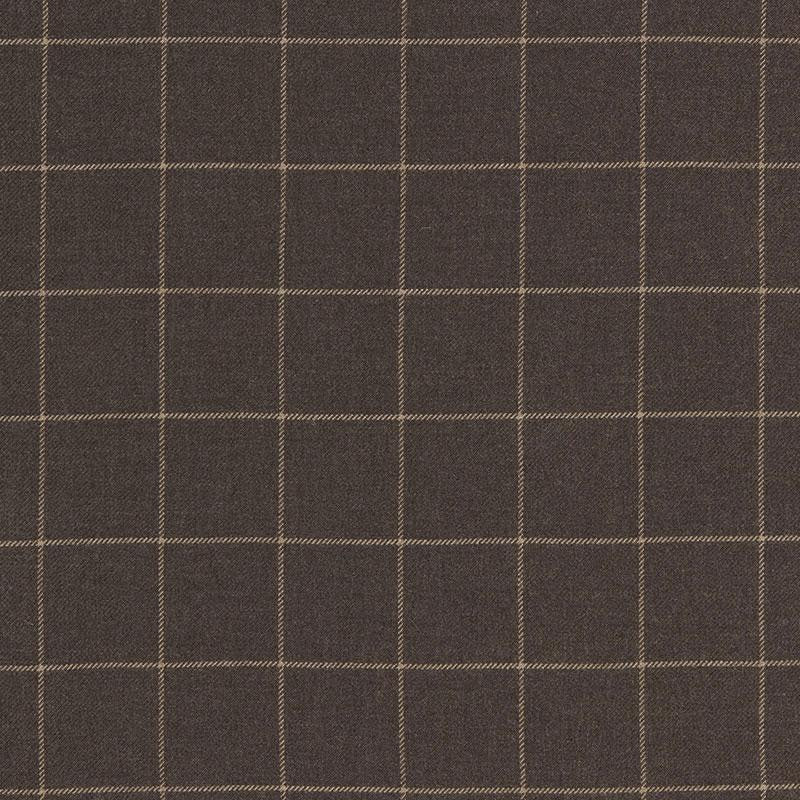 Bancroft Wool Plaid Sable 66770 by Schumacher Designer Fabric Luxe Lodge 4.0" - Swanky Fabrics -