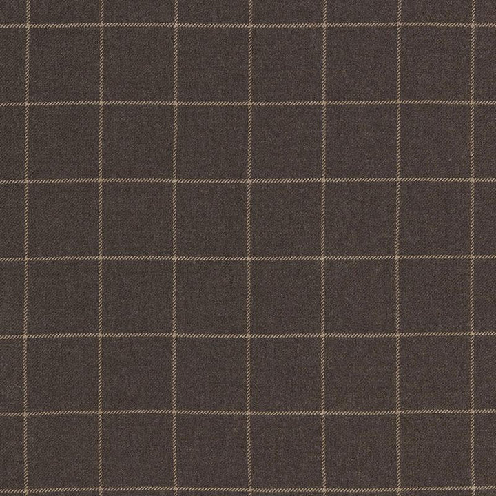 Bancroft Wool Plaid Sable 66770 by Schumacher Designer Fabric Luxe Lodge 4.0" - Swanky Fabrics -