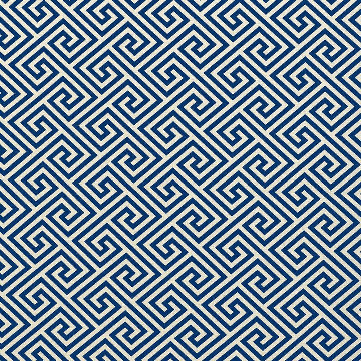 St. Tropez Indoor/Outdoor Navy 62901 by Schumacher Designer Fabric Plein Air 3.38" - Swanky Fabrics -