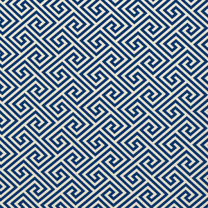 Schumacher Fabric St. Tropez Indoor/Outdoor Navy 62901