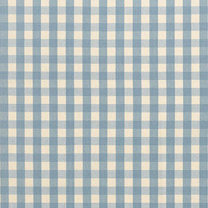 Schumacher Fabric Elton Cotton Check Chambray 63058