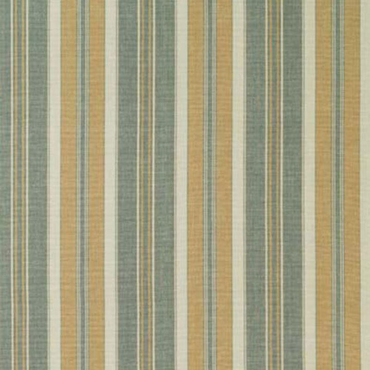 Hudson Stripe Aqua 63432 by Schumacher Designer Fabric Chroma 4.62" - Swanky Fabrics -