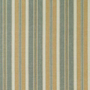 Schumacher Fabric Hudson Stripe Aqua 63432