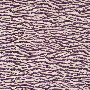 Schumacher Fabric Animaux Eggplant 176374