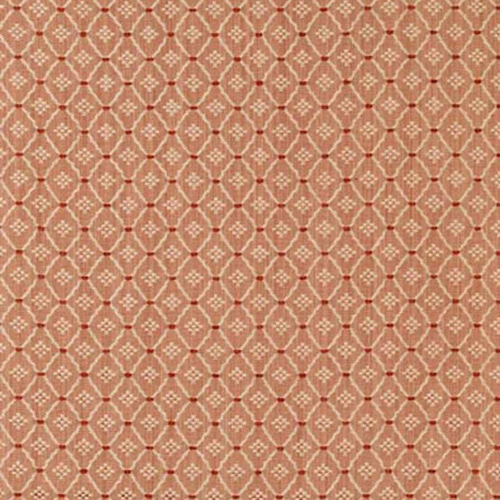 Clifton Cotton Strie Coral 63523 by Schumacher Designer Fabric Chroma 1.12" - Swanky Fabrics -