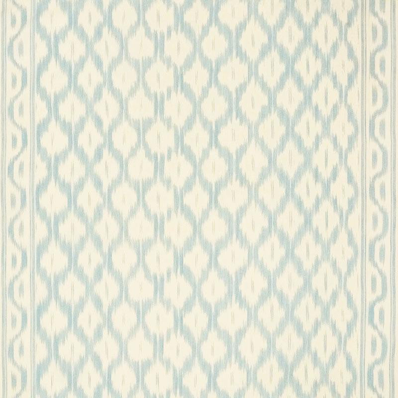 Santa Monica Ikat China Blue 176501 by Schumacher Designer Fabric Mark D. Sikes 52.75" - Swanky Fabrics -