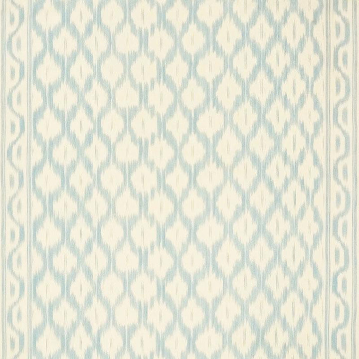 Santa Monica Ikat China Blue 176501 by Schumacher Designer Fabric Mark D. Sikes 52.75" - Swanky Fabrics -