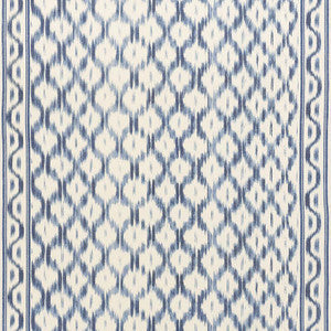 Schumacher Fabric Santa Monica Ikat Indigo 176502