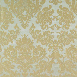 Schumacher Fabric Hatfield Silk Damask Mineral 63741