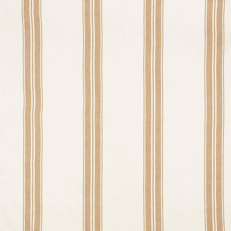 Brentwood Stripe Neutral 70870 by Schumacher Designer Fabric Mark D. Sikes 13.0" - Swanky Fabrics -