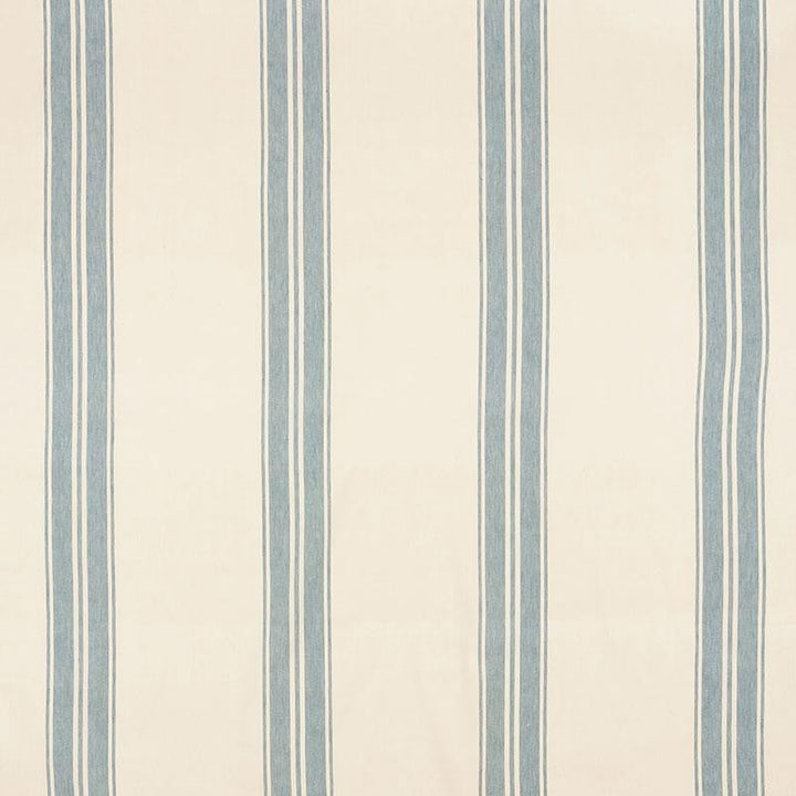 Brentwood Stripe China Blue 70871 by Schumacher Designer Fabric Mark D. Sikes 13.0" - Swanky Fabrics -