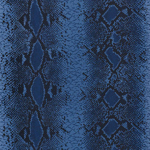 Schumacher Wallpaper Snake Charmer Cobalt 5008182
