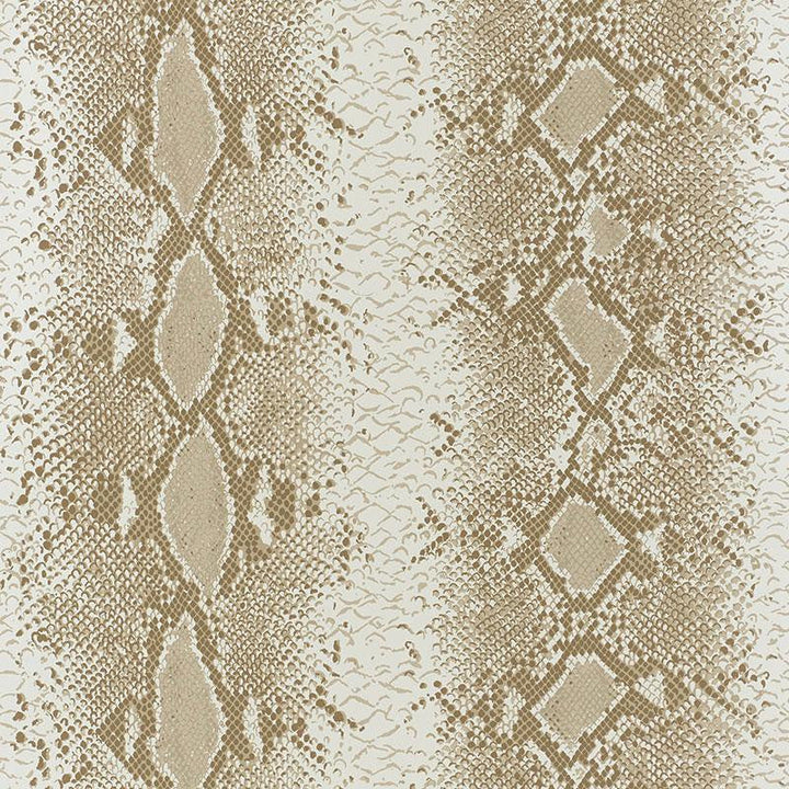 Snake Charmer Sand 5008181 by Schumacher Designer Wallpaper Animal Prints & Wovens 27.0" - Swanky Fabrics -