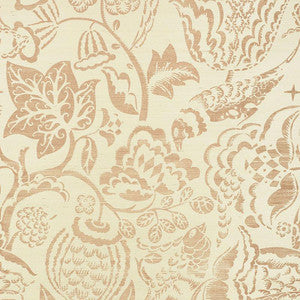 Schumacher Wallpaper Uccello Sisal Blush 5008260