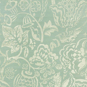 Schumacher Wallpaper Uccello Sisal Sky 5008262