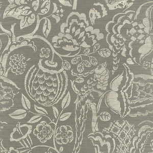 Schumacher Wallpaper Uccello Sisal Grey 5008263