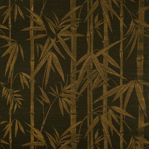 Schumacher Wallpaper Les Bambous Sisal Gold On Jet 5008312