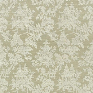 Schumacher Wallpaper Brighton Sisal Sage 5008322