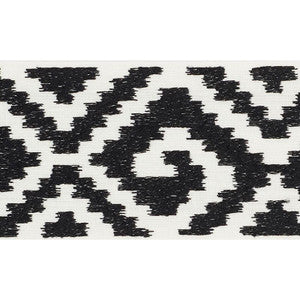 Schumacher Trim Fillmore Tape Black 70608
