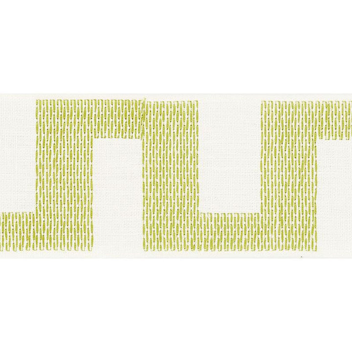Matrix Tape Leaf 70612 by Schumacher Designer Trim Happy Together 3.75" - Swanky Fabrics -