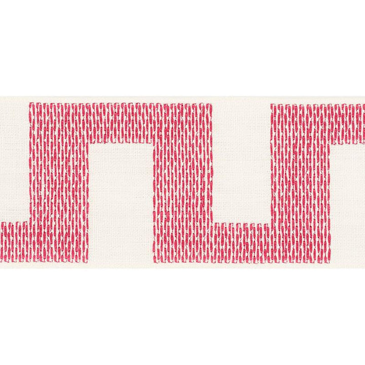 Matrix Tape Fuchsia 70614 by Schumacher Designer Trim Happy Together 3.75" - Swanky Fabrics -
