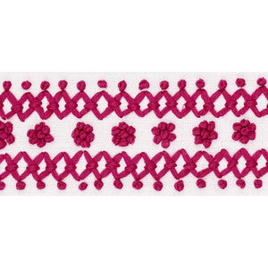 Schumacher Trim Sunnyvale Tape Pink 70634