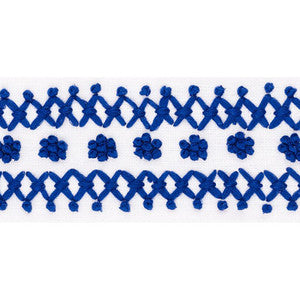 Schumacher Trim Sunnyvale Tape Blue 70636