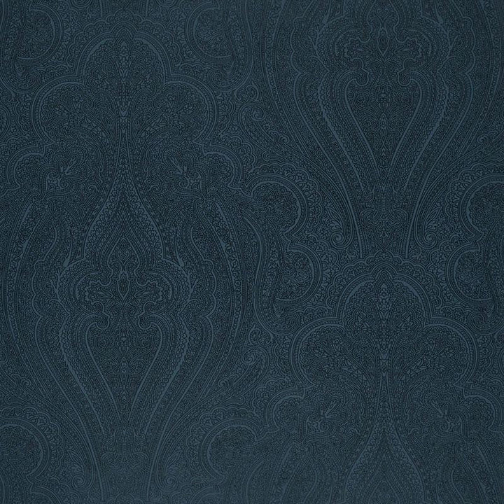 Breckenridge Paisley Lapis 5006241 by Schumacher Designer Wallpaper Luxe Lodge 27.0" - Swanky Fabrics -