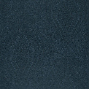 Schumacher Wallpaper Breckenridge Paisley Lapis 5006241