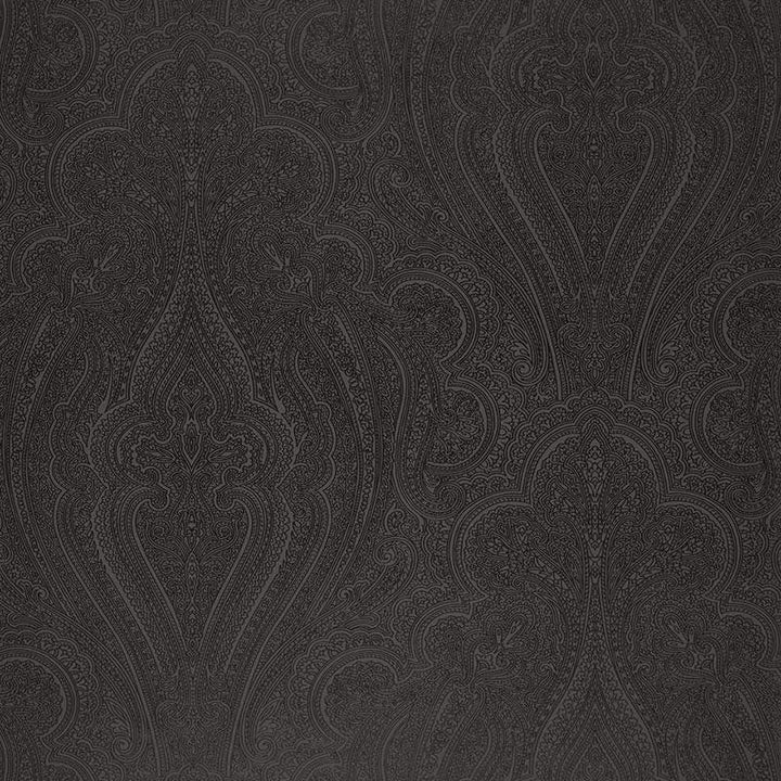 Breckenridge Paisley Charcoal 5006243 by Schumacher Designer Wallpaper Luxe Lodge 27.0" - Swanky Fabrics -