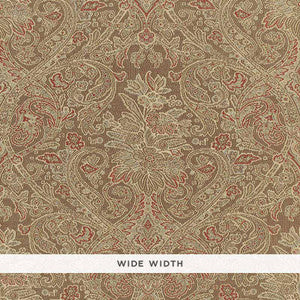 Schumacher Wallpaper Sinclair Paisley Vicuna 5006251