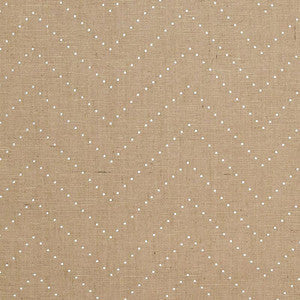 Schumacher Wallpaper Colton Chevron Natural / Silver 5006280