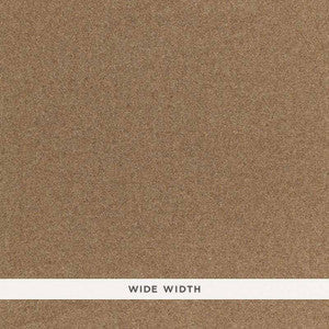 Schumacher Wallpaper Chester Wool Sidewall Tabac 5006291