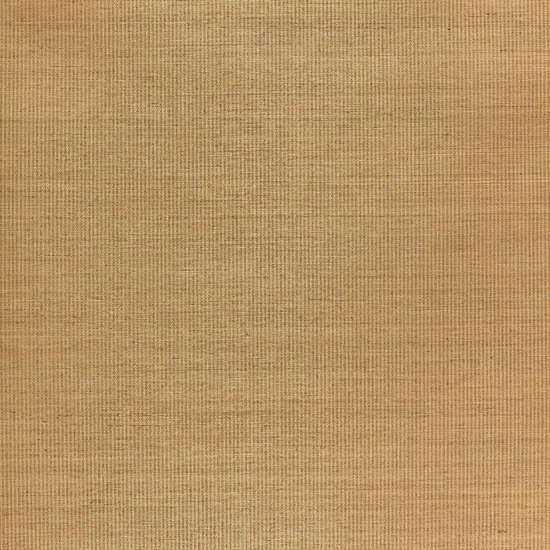 Harshaw Pinstripe Sisal Pecan 5006163 by Schumacher Designer Wallpaper Luxe Lodge - Swanky Fabrics -