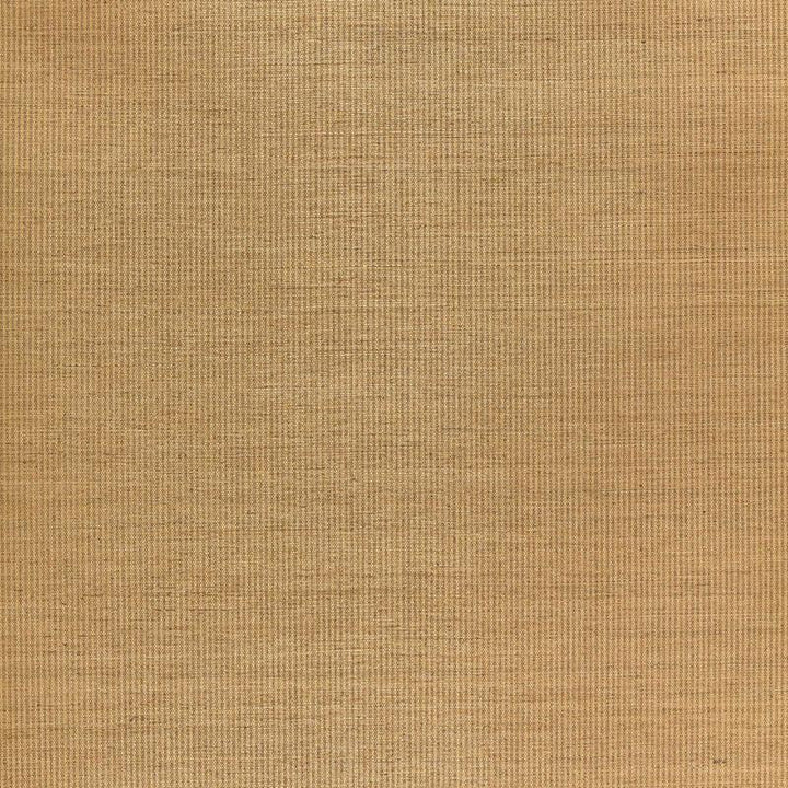 Harshaw Pinstripe Sisal Pecan 5006163 by Schumacher Designer Wallpaper Luxe Lodge - Swanky Fabrics -