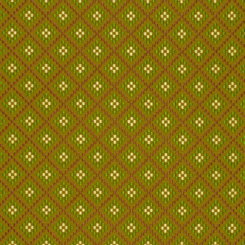 Checkers Chartreuse / Leaf 64411 by Schumacher Designer Fabric Tessera 1.75" - Swanky Fabrics -