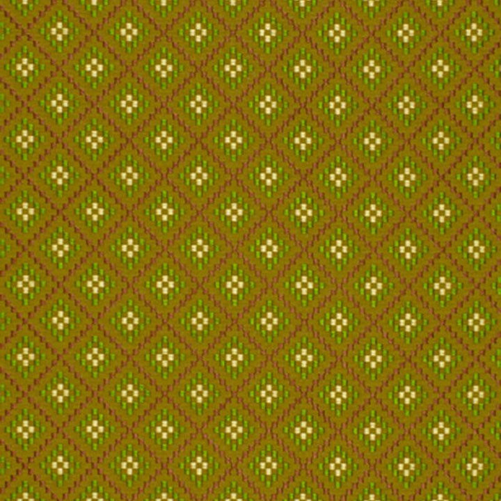 Checkers Chartreuse / Leaf 64411 by Schumacher Designer Fabric Tessera 1.75" - Swanky Fabrics -