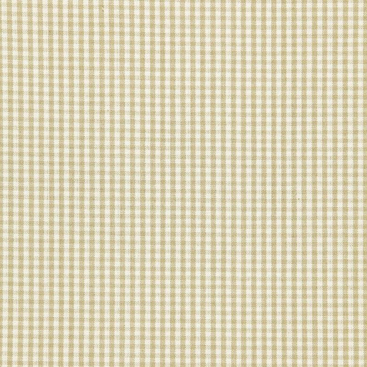 Barnet Cotton Check Flax 64620 by Schumacher Designer Fabric Chroma - Swanky Fabrics -