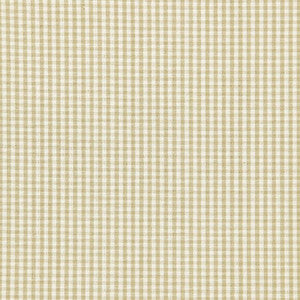Schumacher Fabric Barnet Cotton Check Flax 64620