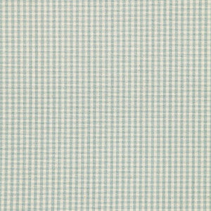 Schumacher Fabric Barnet Cotton Check Aqua 64622