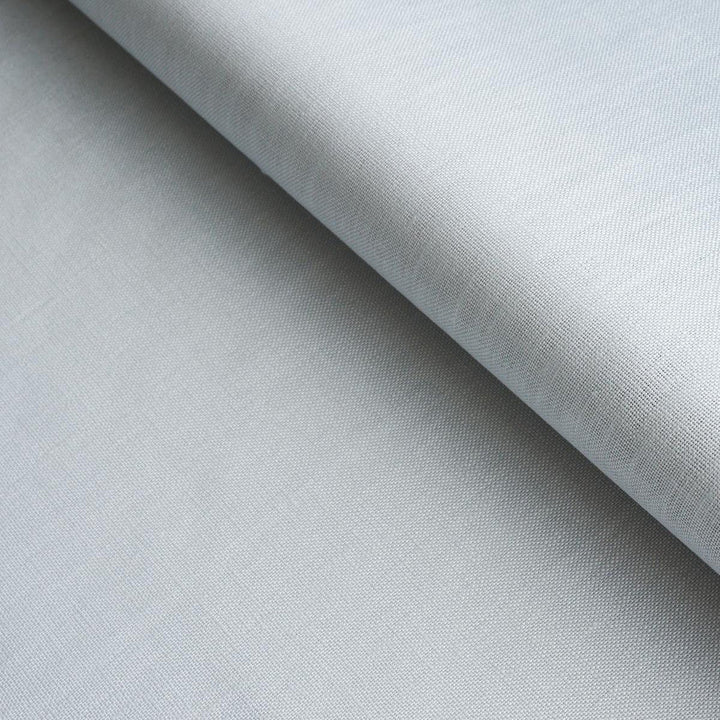 Middleton Linen Glacier 93223 by Schumacher Designer Fabric Perfect Basics: Linen - Swanky Fabrics -