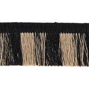 Schumacher Trim Palm Frond Lava Black 69280