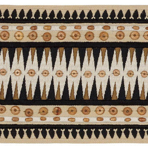 Schumacher Trim Tahiti Tape Lava Black 69310