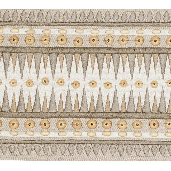Tahiti Tape Sea Oyster 69311 by Schumacher Designer Trim Mary Mcdonald - Swanky Fabrics -