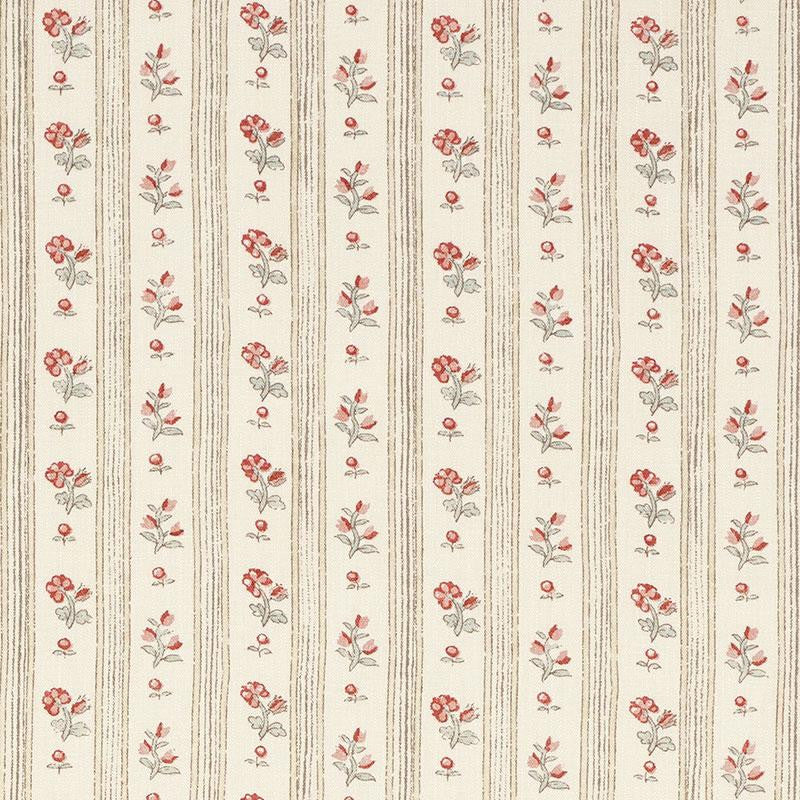 Cabanon Stripe Rouge 175960 by Schumacher Designer Fabric Country Chic 6.0" - Swanky Fabrics -